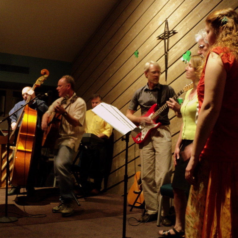 Photo of performers at Brookmeade Coffee House 2011
