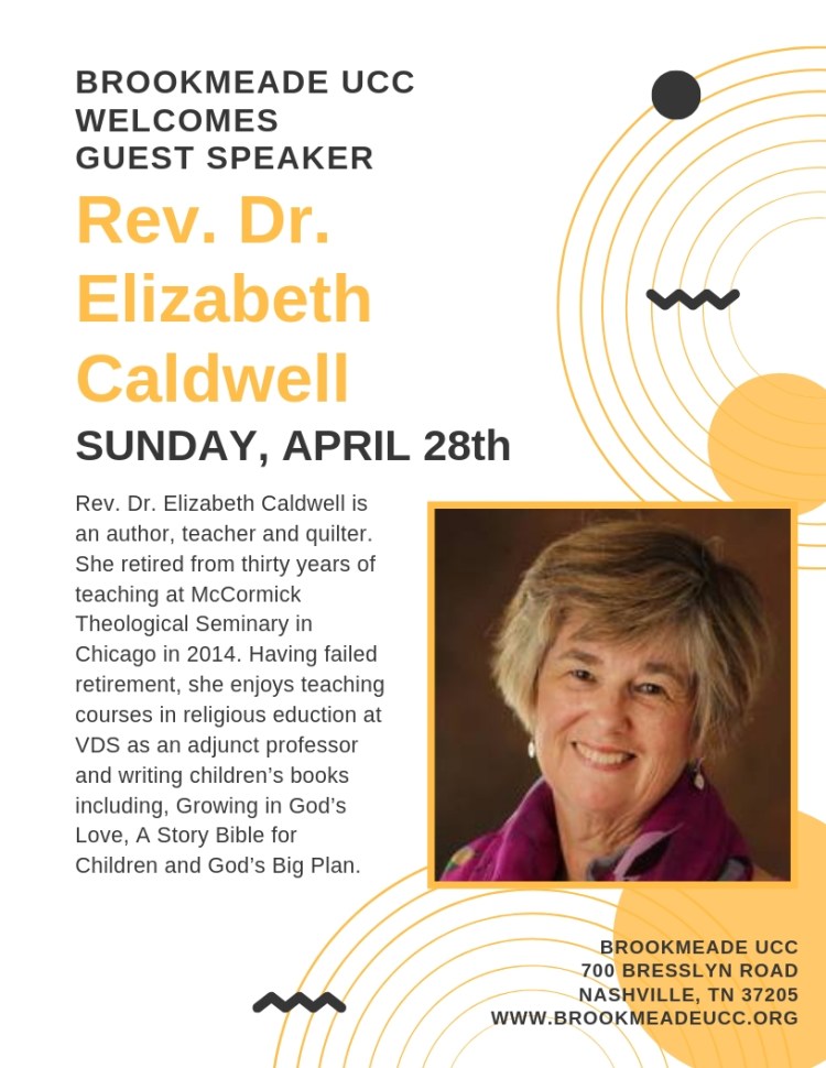 elizabeth caldwell flyer april 28